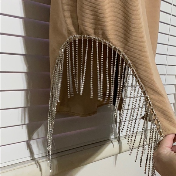 mini dress with sparkly Fringe - Picture 2 of 5